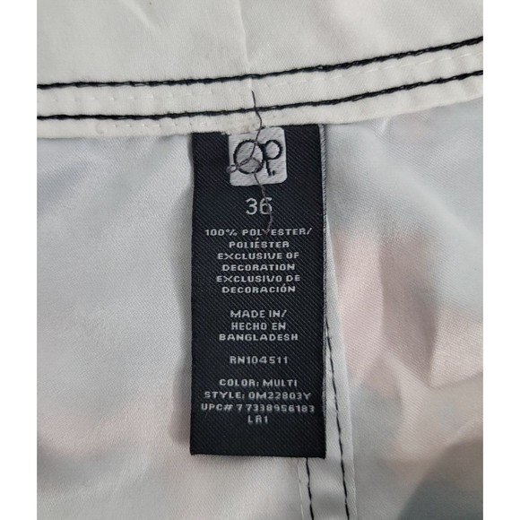 Ocean Pacific OP Mens Swim Trunks Board Shorts Size 36 Pocket Scenic Beach - Picture 3 of 6